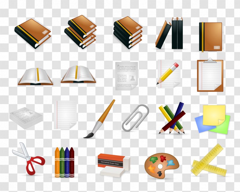 Icon Design Stationery - Computer - Exquisite Book Supplies Transparent PNG