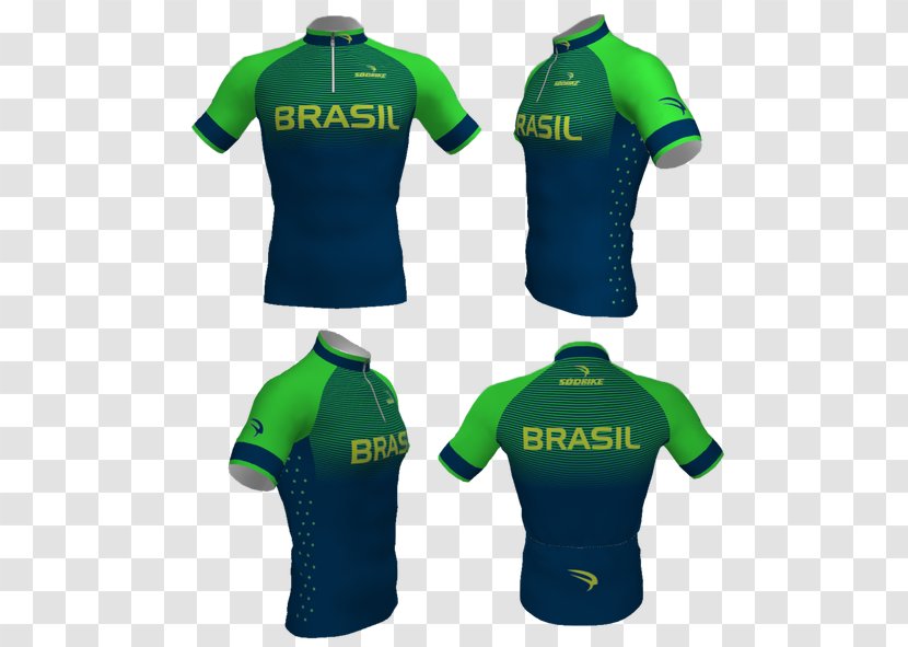 T-shirt Cycling Jersey Sódbike - Sleeve - Camisa Brasil Transparent PNG