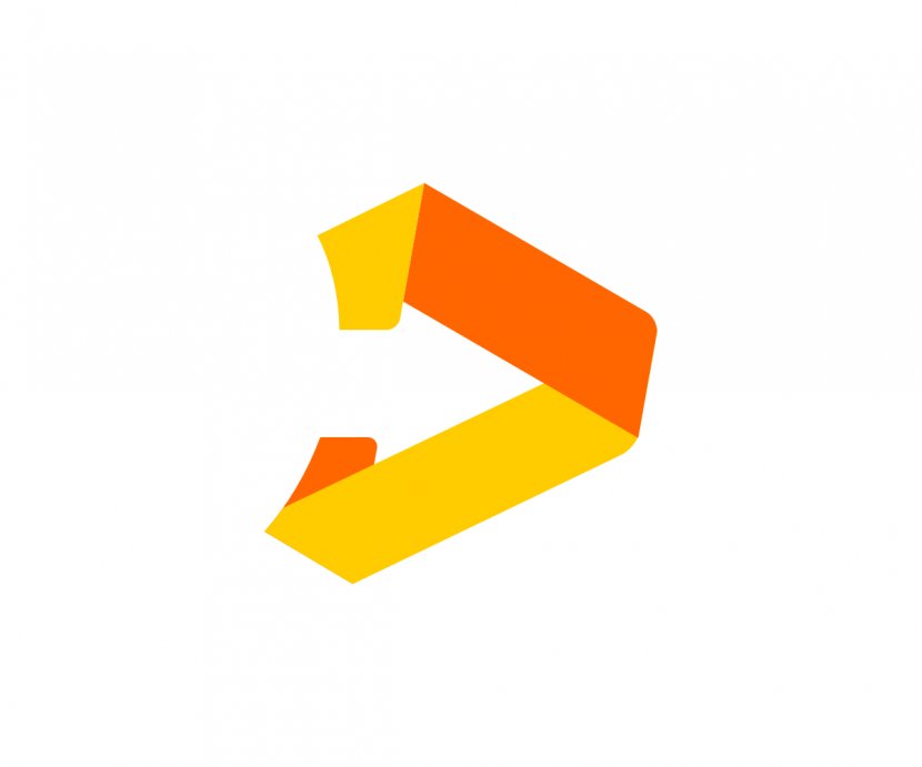 Logo Line Angle Brand - Yellow Transparent PNG