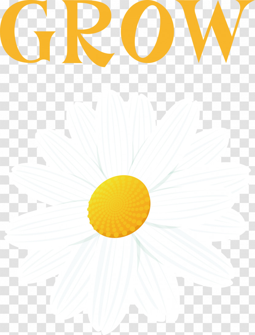 GROW Flower Transparent PNG