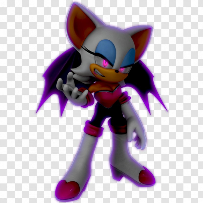 Minecraft Sonic The Hedgehog Rouge Bat Knuckles Echidna Shadow - Mephiles Dark - 3d Rose Transparent PNG