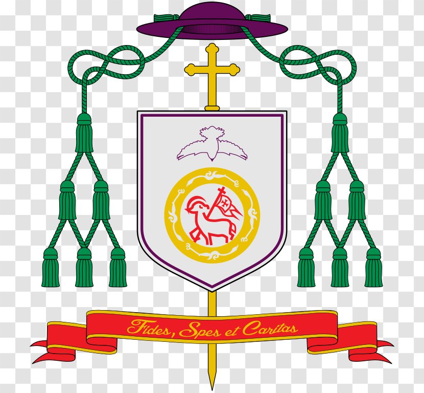 Bishop Ecclesiastical Heraldry Coat Of Arms Diocese Prelate - Catholic Church - Tang Yuan Transparent PNG