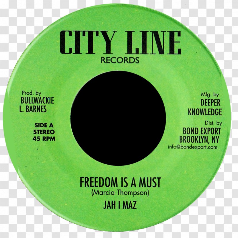Compact Disc Freedom Is A Must Jah I Maz - Gramophone Record - Design Transparent PNG