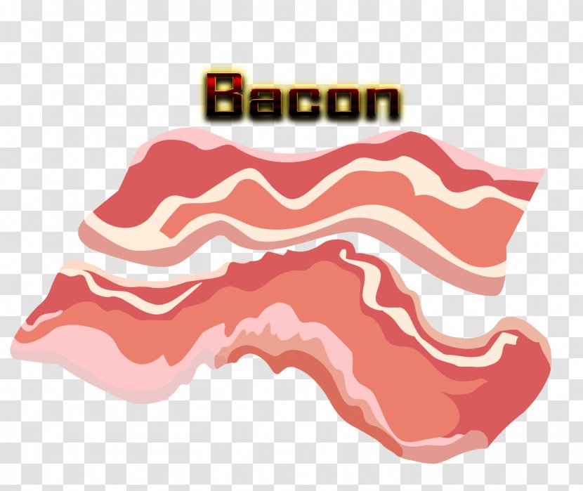 Bacon Clip Art - Hot Slices Transparent PNG