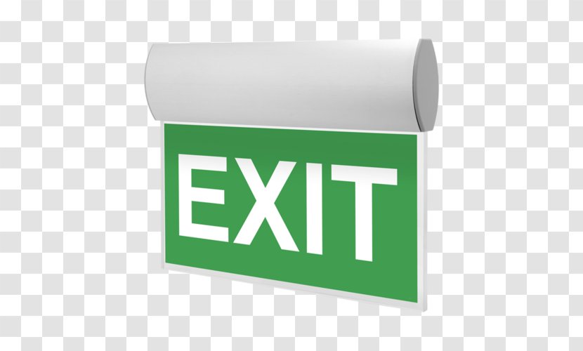 Exit Sign Emergency Fire Escape Arrow - Green - Sticker Transparent PNG