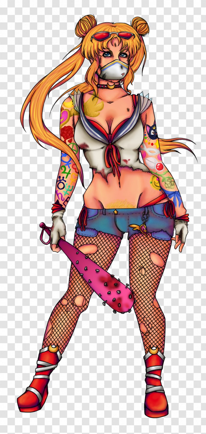 Sailor Moon Venus Apocalyptic Fiction Senshi Apocalypse - Watercolor Transparent PNG