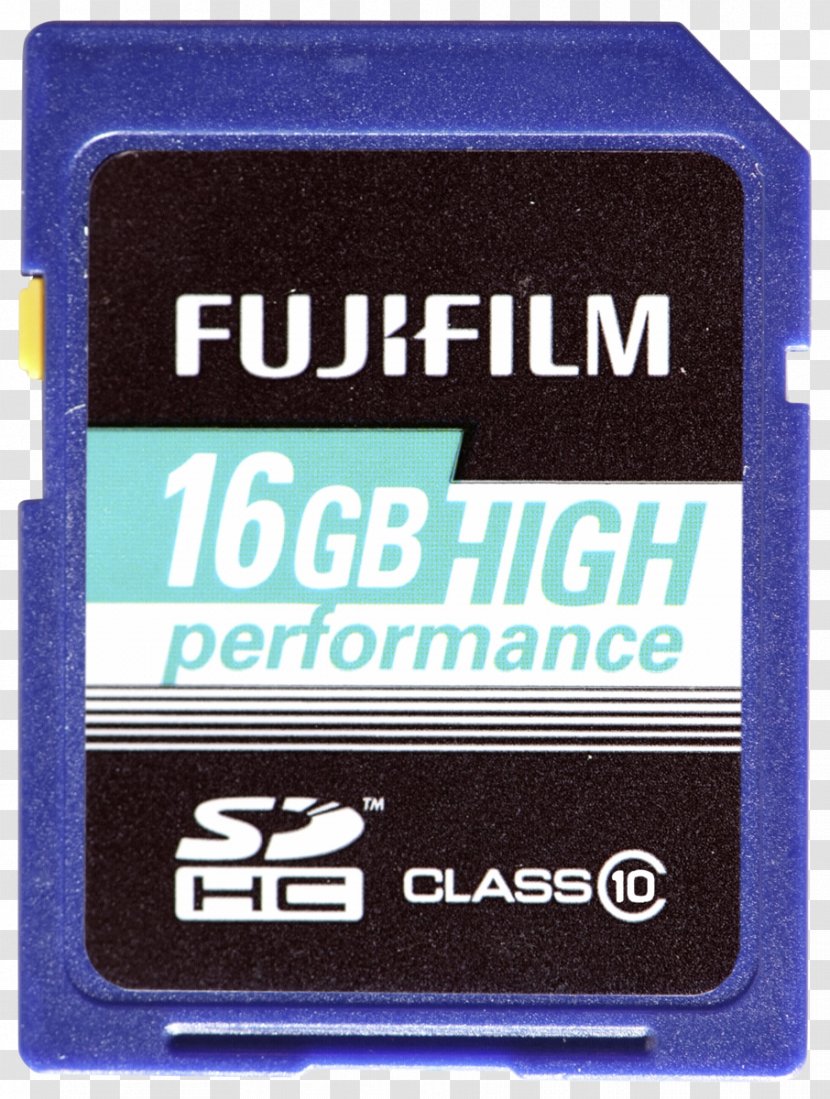 SDHC Flash Memory Cards Secure Digital Fujifilm MicroSD - Brand - Camera Transparent PNG