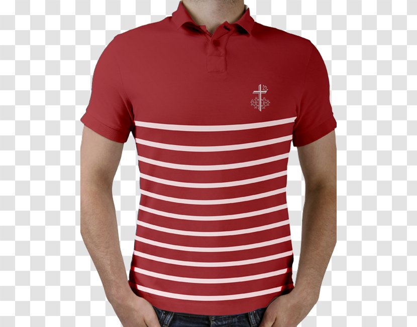 T-shirt Polo Shirt Long Underwear Collar Sleeve - White - Kfc Transparent PNG