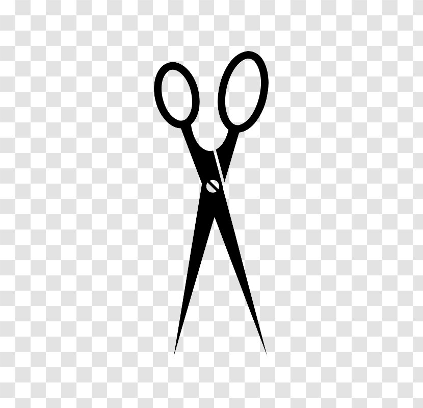 Frankfurt Scissors Hair-cutting Shears Cosmetologist Sticker - Glass Transparent PNG