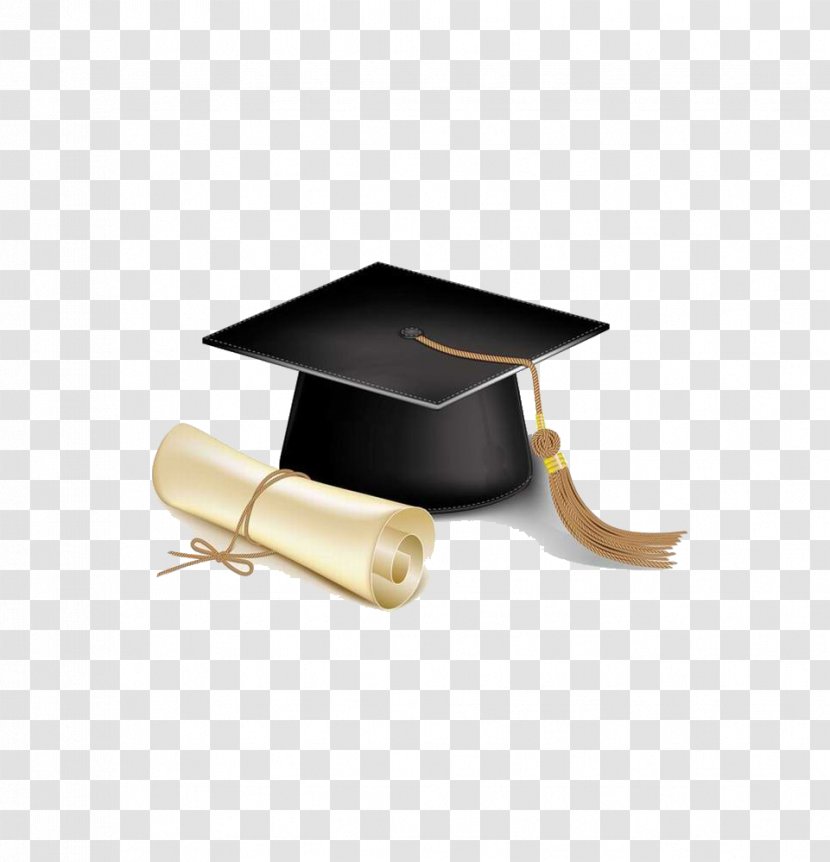 Student Graduation Ceremony Square Academic Cap Diploma Graduate University - Bachelor Of And Transparent PNG