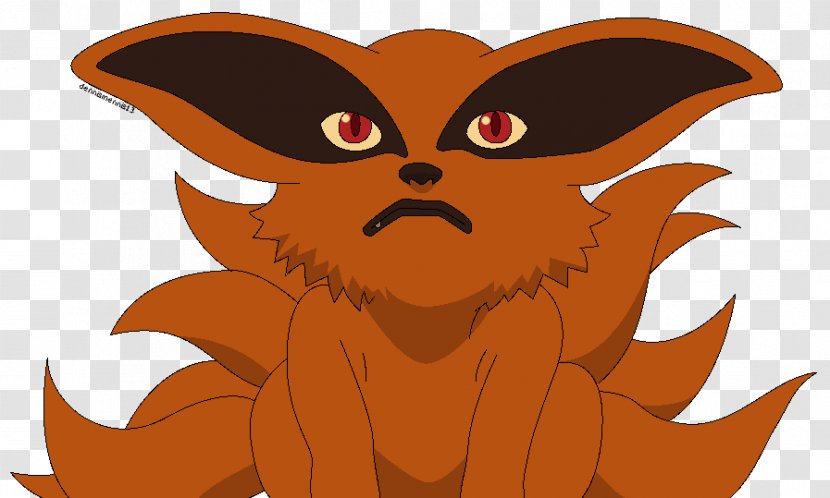 Nine-tailed Fox Naruto Uzumaki Sasuke Uchiha Kakashi Hatake Kurama - Dog Like Mammal Transparent PNG