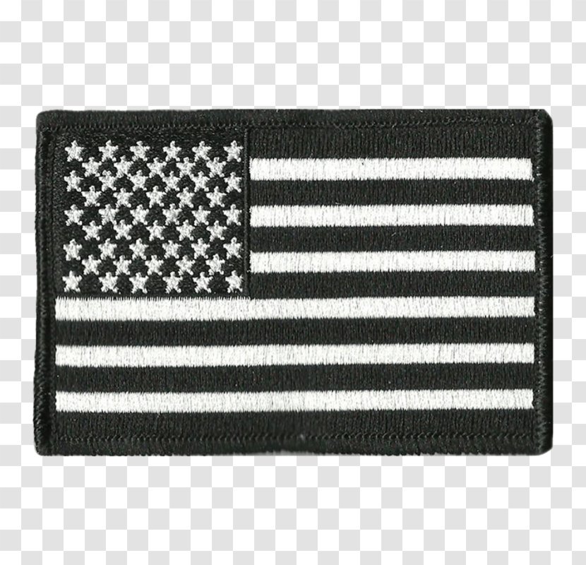 Flag Of The United States Patch Embroidered - Morale Transparent PNG