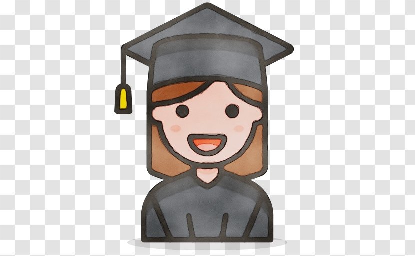 Graduation Icon - Drawing - Cap Headgear Transparent PNG
