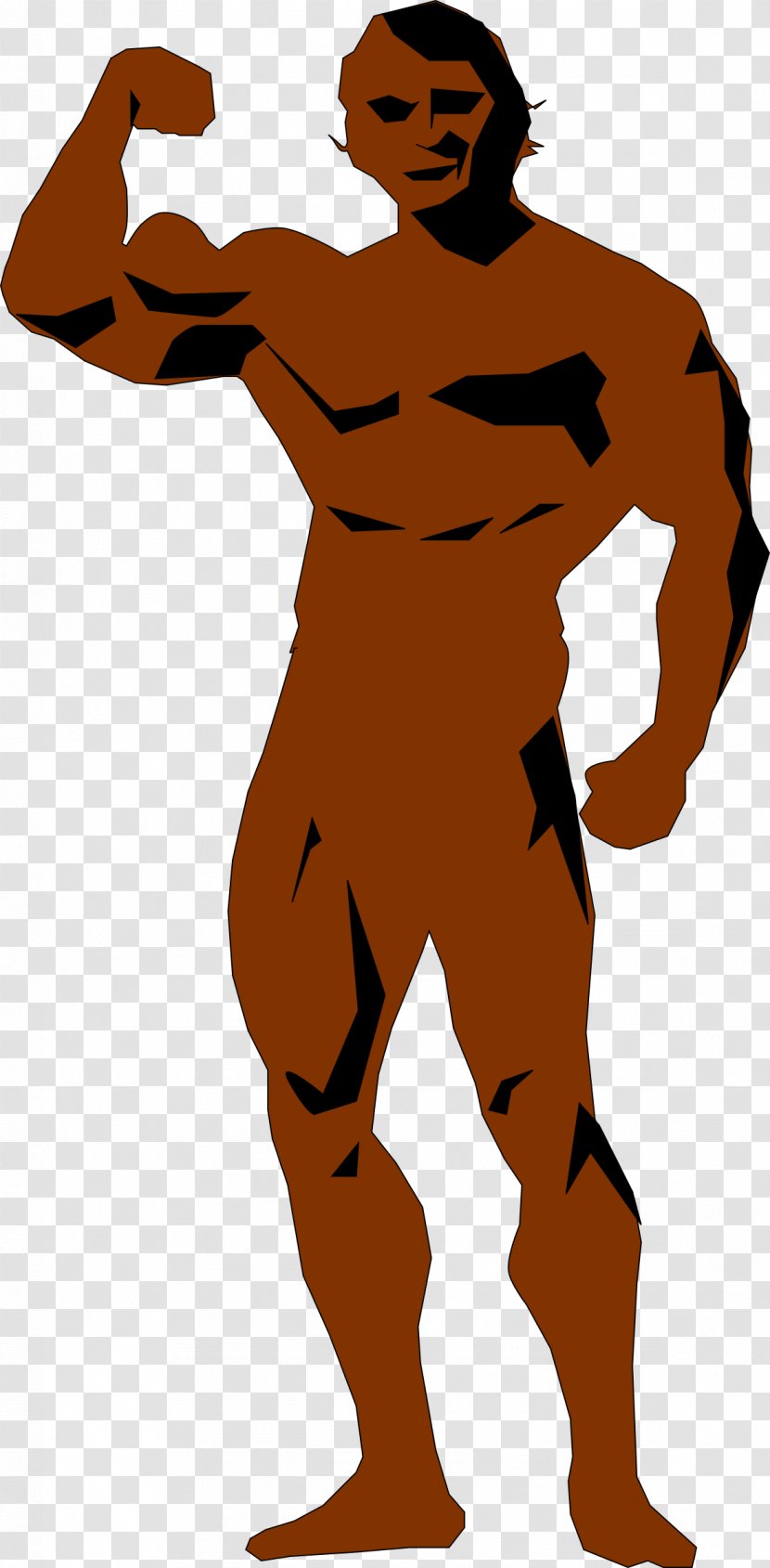 Bodybuilding Fitness Centre Clip Art - Fictional Character - Man Silhouette Transparent PNG