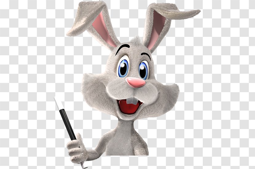 Domestic Rabbit Easter Bunny Hare Magic - Toy Transparent PNG