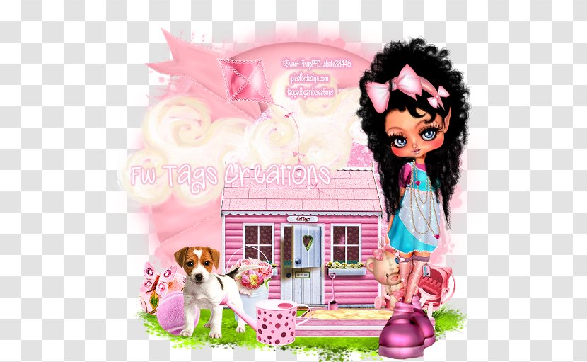 Puppy Love Doll Graphics Pink M Transparent PNG