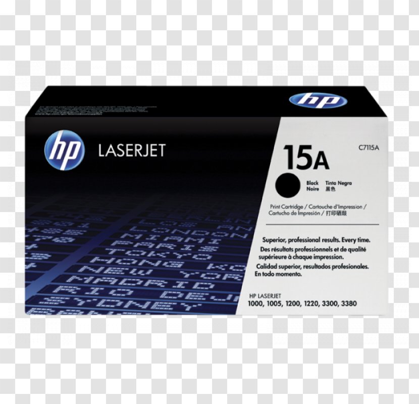 Hewlett-Packard Laptop HP Q2612A Black Toner Cartridge Ink - Hewlett-packard Transparent PNG