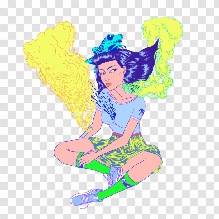 Drawing Woman Cartoon - Mythical Creature Transparent PNG