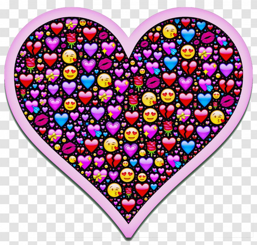 Love Heart Emoji - Throw Pillows Zazzle Transparent PNG