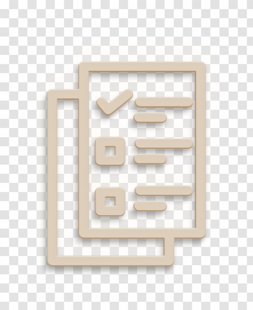 Rate Icon Rating Survey - Rectangle Beige Transparent PNG