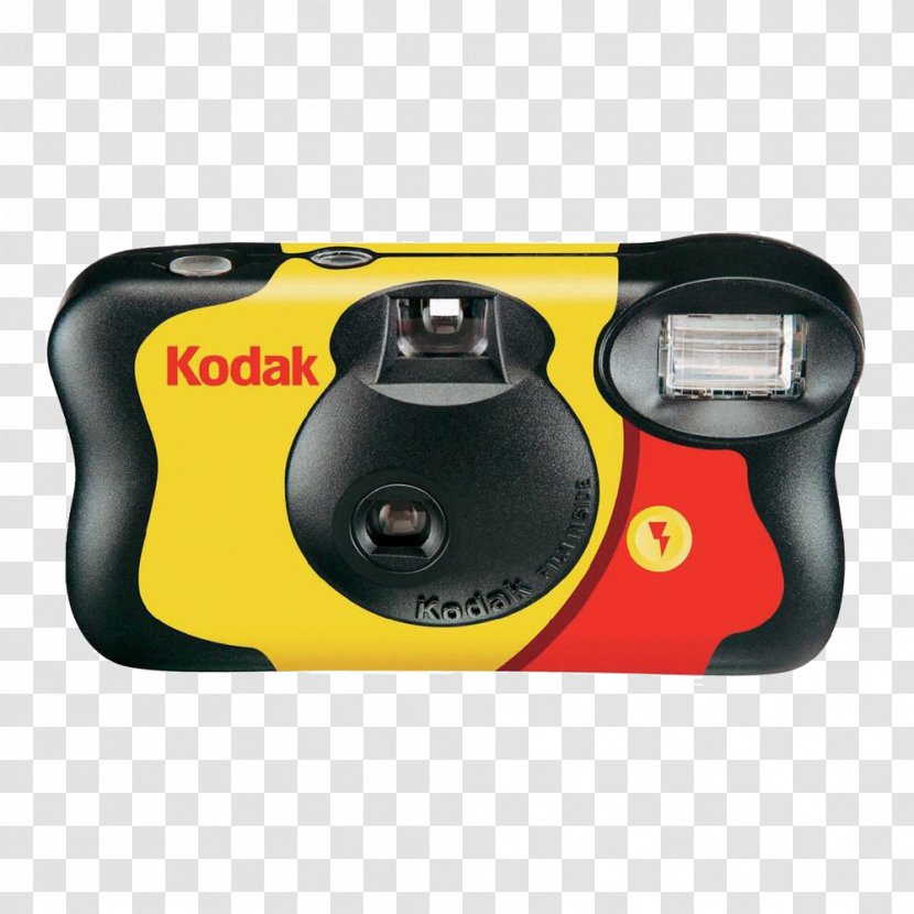 Kodak Photographic Film Disposable Cameras Photography - Yellow - Fun Transparent PNG