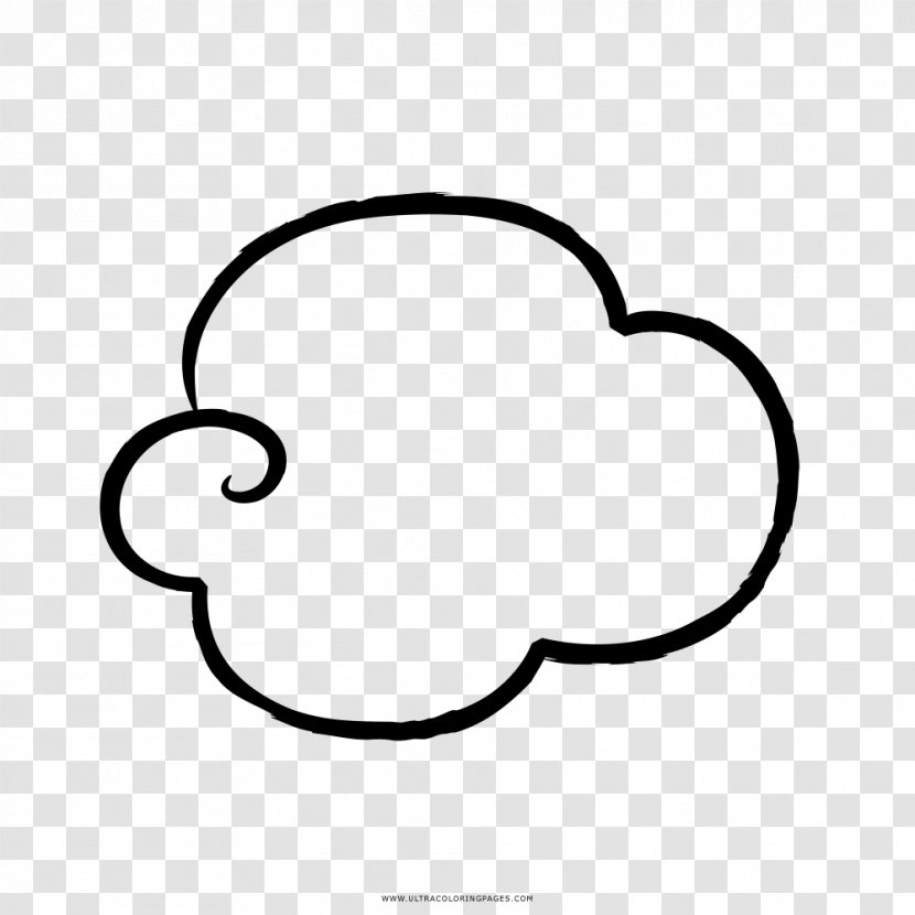 Drawing Cloud Coloring Book Painting - White Transparent PNG
