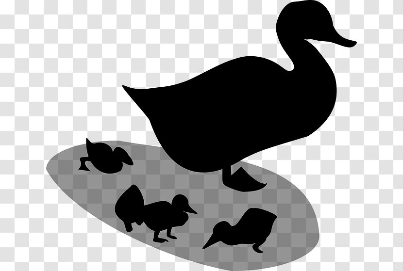 Duck Goose Clip Art Fauna Silhouette Transparent PNG