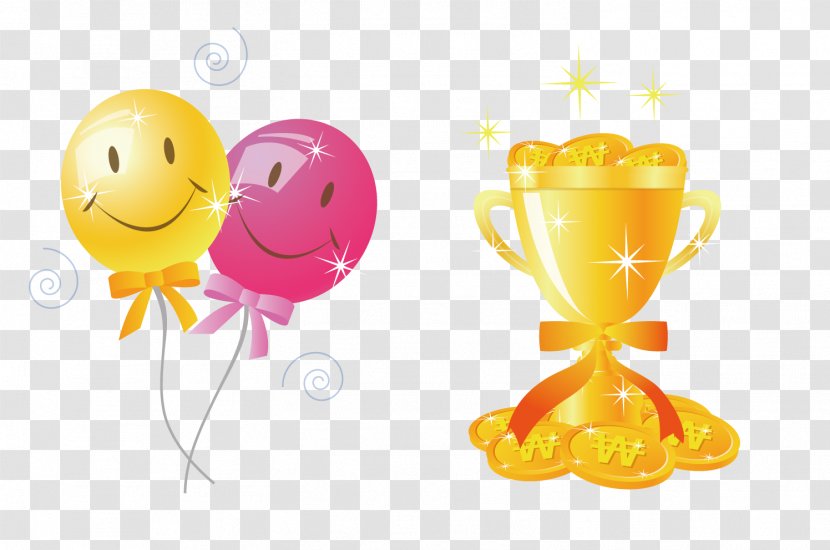 The Balloon Trophy - Vector Transparent PNG