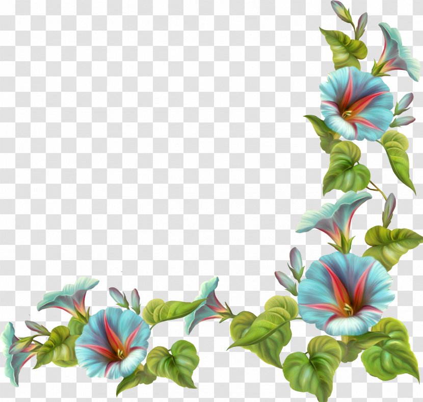 Flower Garden Roses Clip Art - Digital Image - Flowers Border Transparent PNG