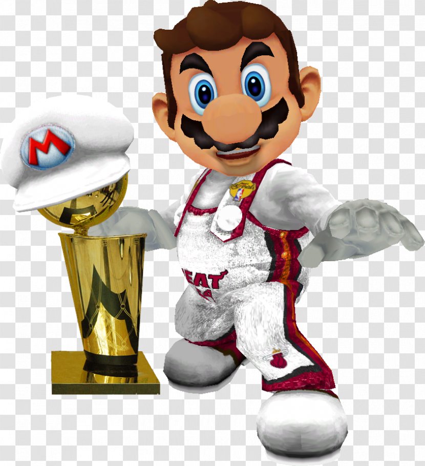 Stuffed Animals & Cuddly Toys Mascot Cartoon National Basketball Association Awards - Figurine - Larry O'Brien Championship TrophyMario Transparent PNG