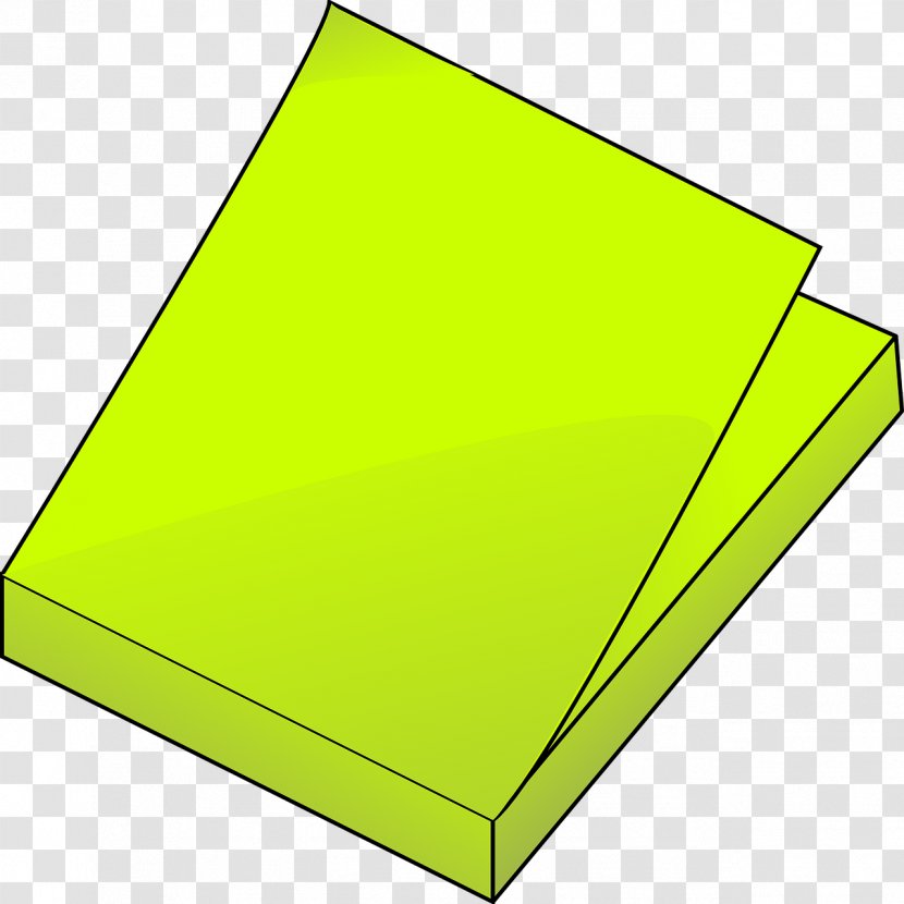 Post-it Note Clip Art - Triangle - Paper Post It Transparent PNG