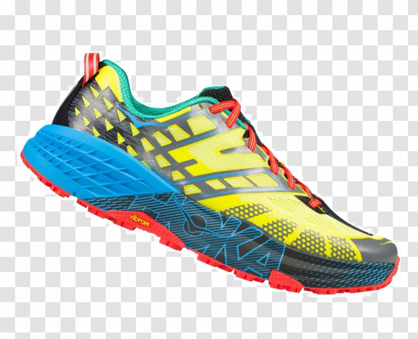 Speedgoat HOKA ONE Sneakers Shoe Trail Running - Orange - Nike Transparent PNG