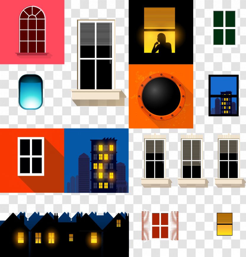 Window Cartoon Download - Film - Vector Windows Transparent PNG