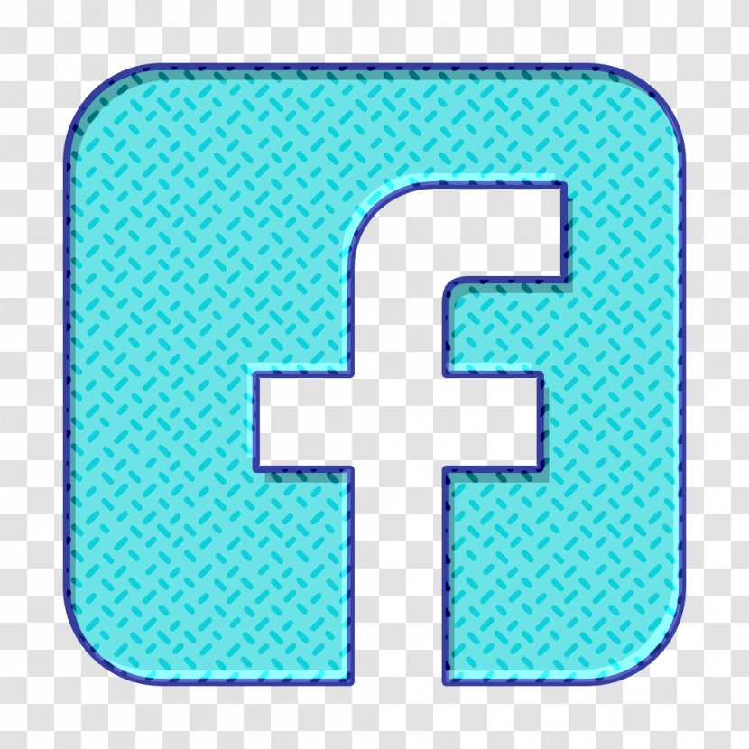 Facebook Icon Media Social - Symbol Electric Blue Transparent PNG