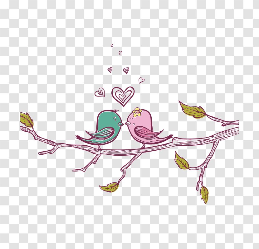 Bird Love Clip Art - Engagement Transparent PNG