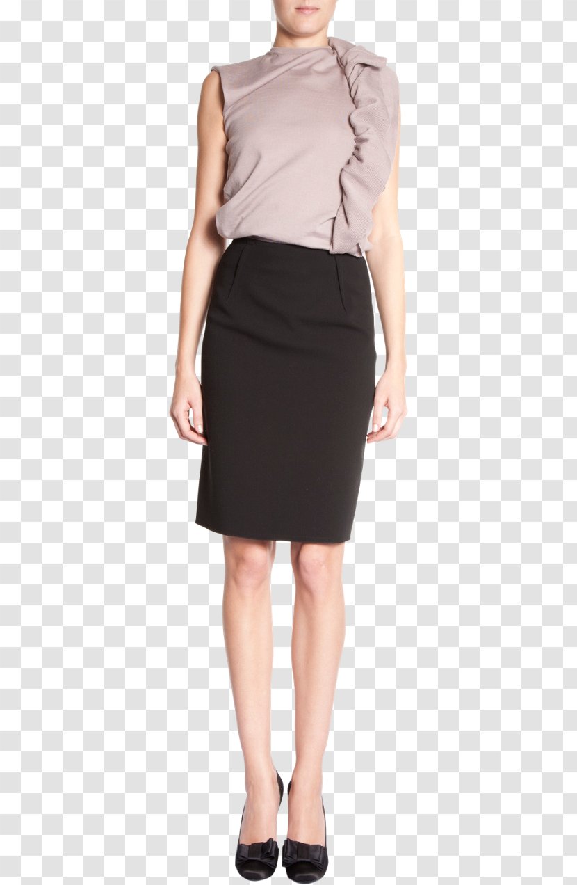 Waist Skirt Dress Sleeve Black M - Day Transparent PNG