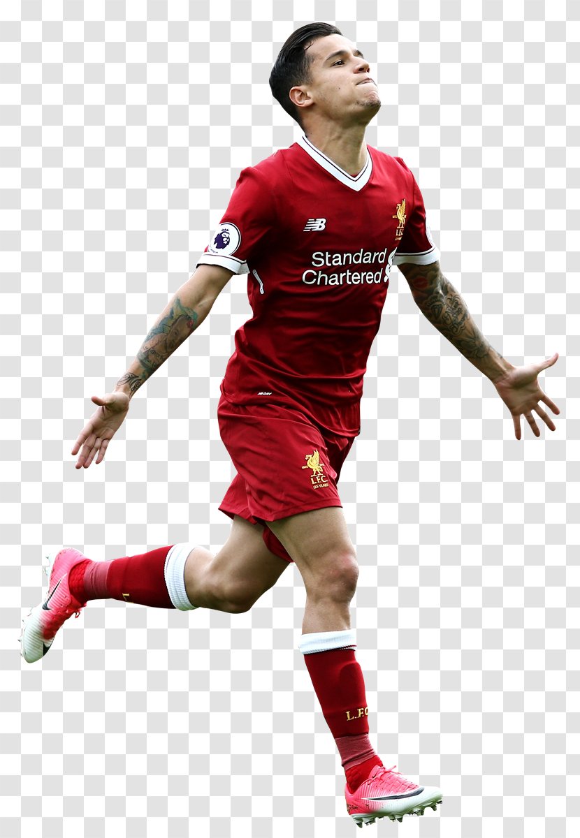 Philippe Coutinho Football Player Liverpool F.C. Brazil National Team - Shoe Transparent PNG