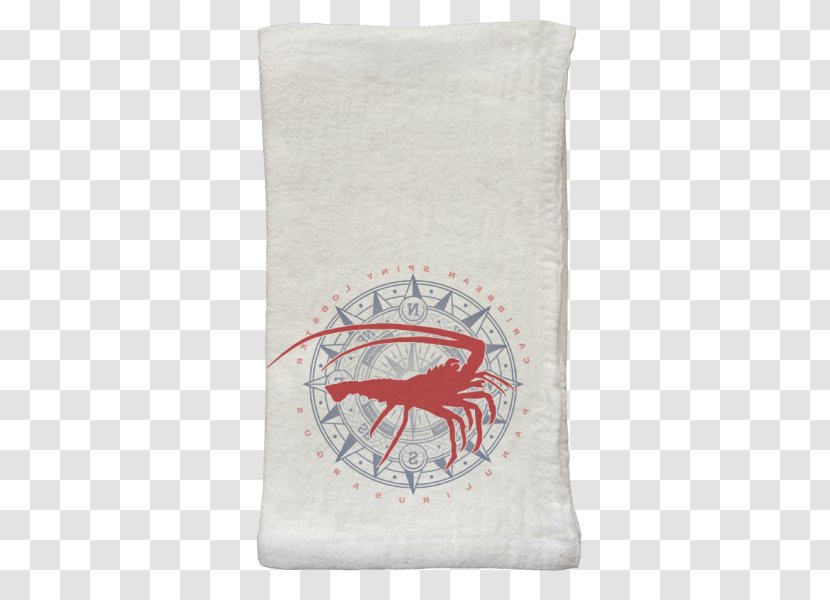 Flour Sack Table Cloth Napkins Spiny Lobster - Gunny Transparent PNG