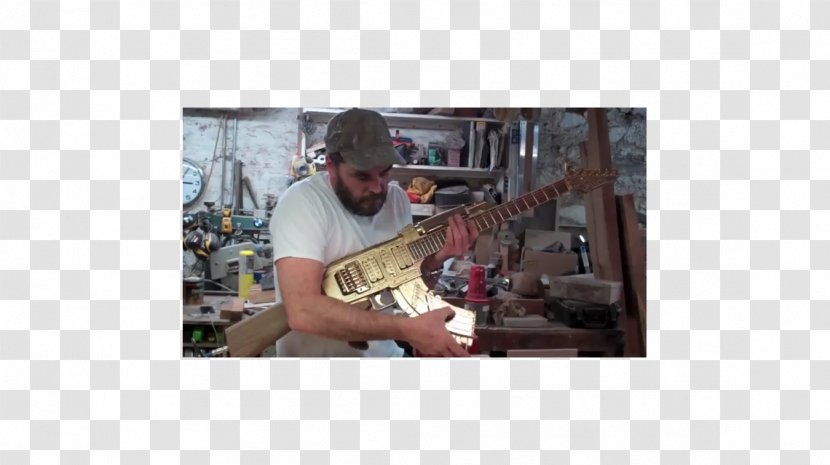 Guitar Submachine Gun Video AK-47 Transparent PNG