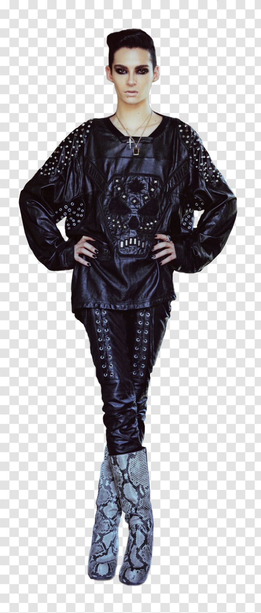 Bill Kaulitz Leather Jacket Fashion Model - Cartoon - Like I Can Love Transparent PNG