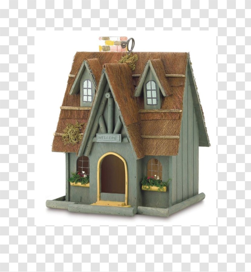 Nest Box Bird Feeders Garden House - Birdcage - Thatched Roof Transparent PNG