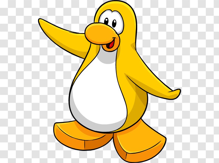 Club Penguin Yellow-eyed Southern Rockhopper Water Bird - Ducks Geese And Swans Transparent PNG