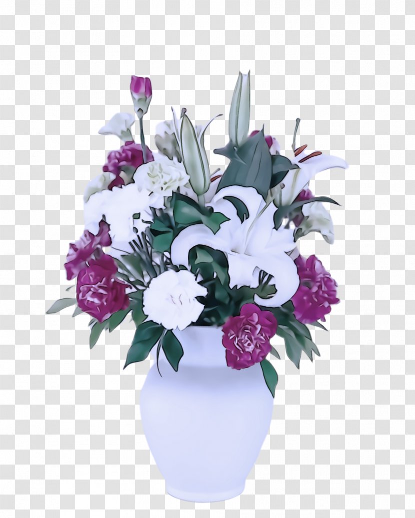 Flower Flowering Plant Bouquet Flowerpot - Floristry Violet Transparent PNG