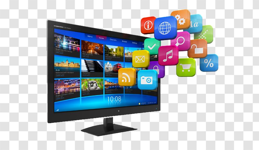 Television Hybrid Broadcast Broadband TV Smart 4K Resolution Set-top Box - Highdefinition - Digital Screen Transparent PNG