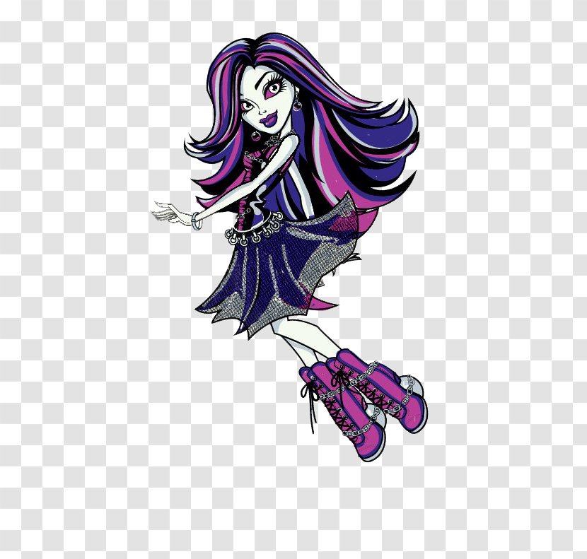 Monster High Spectra Vondergeist Daughter Of A Ghost Ghoul Doll Transparent PNG
