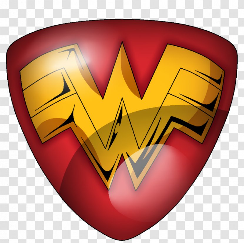 Logo Font - Wonder Woman Shield Transparent PNG