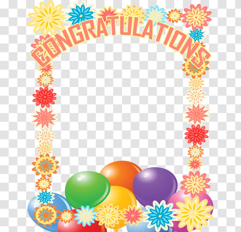 Picture Frames Android Google Play - Text - Congratulations Cliparts Borders Transparent PNG