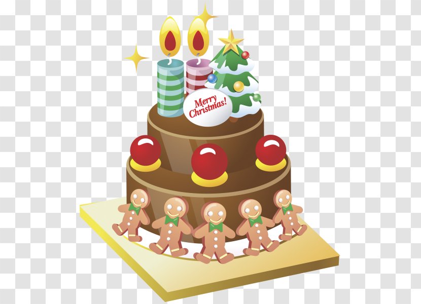Christmas Cake Birthday Cupcake Wedding Chocolate - Candy Transparent PNG