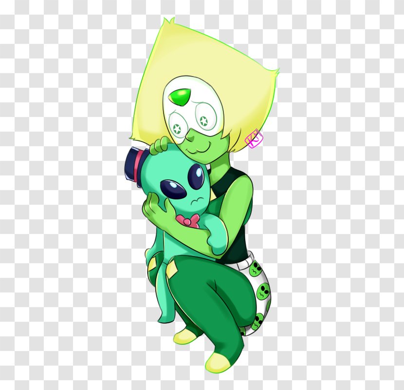 Vertebrate Green Clip Art - Fictional Character - Steven Universe Peridot Fanart Transparent PNG