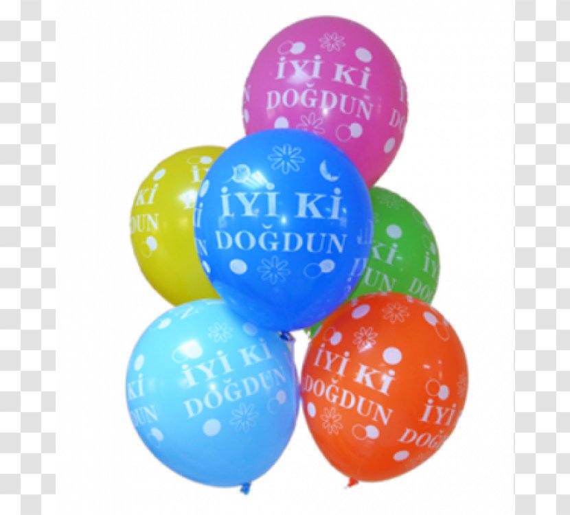 Toy Balloon Birthday Party - Iyi Parti Transparent PNG